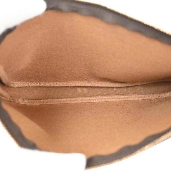 LOUIS VUITTON Pochette Accessoires Hand Bag Monogram Leather BN - Picture 15 of 15